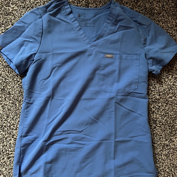 Figs scrub set in Ceil Blue - size small - Picture 2 of 5